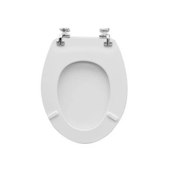 WC con coprivaso del sedile da 1000 A di colore bianco con pulsante  Prestowash Basic Presto - Habitium®